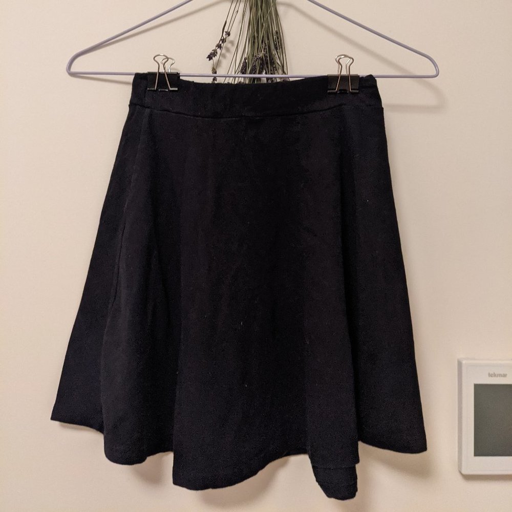 Black Charlotte Russe A-Line Skirt